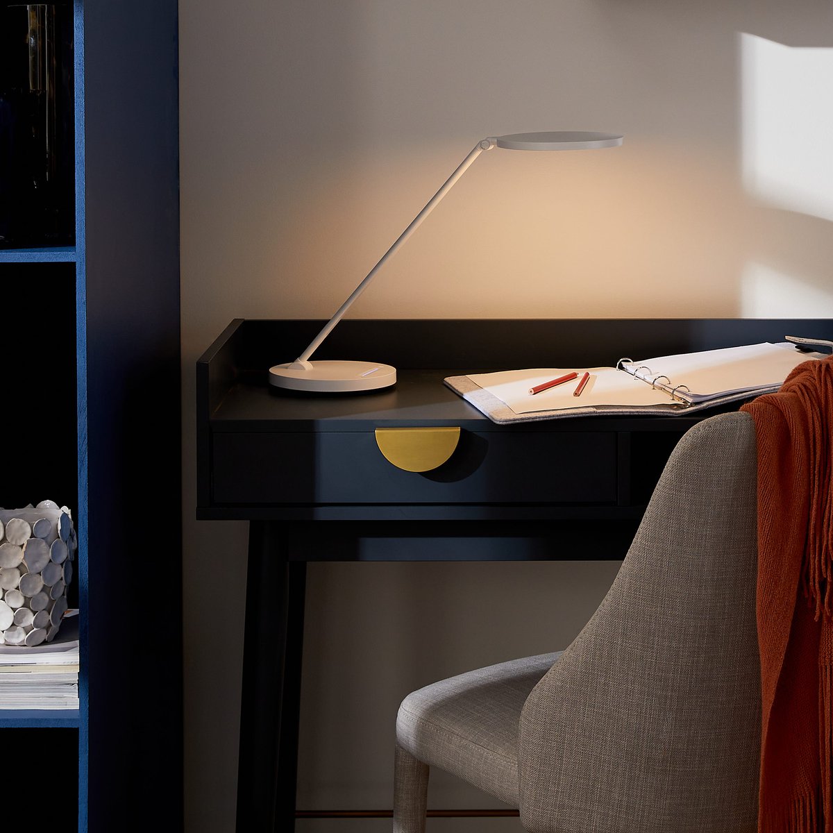 Lampe de bureau LED, ZOMBA blanc, INSPIRE