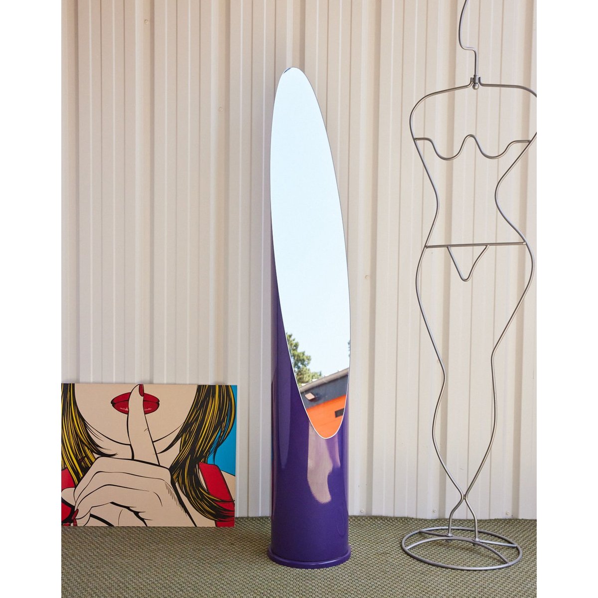 Miroir Lipstick années 70 Igor N°1110 - Bon état miroir, DEBONGOUT