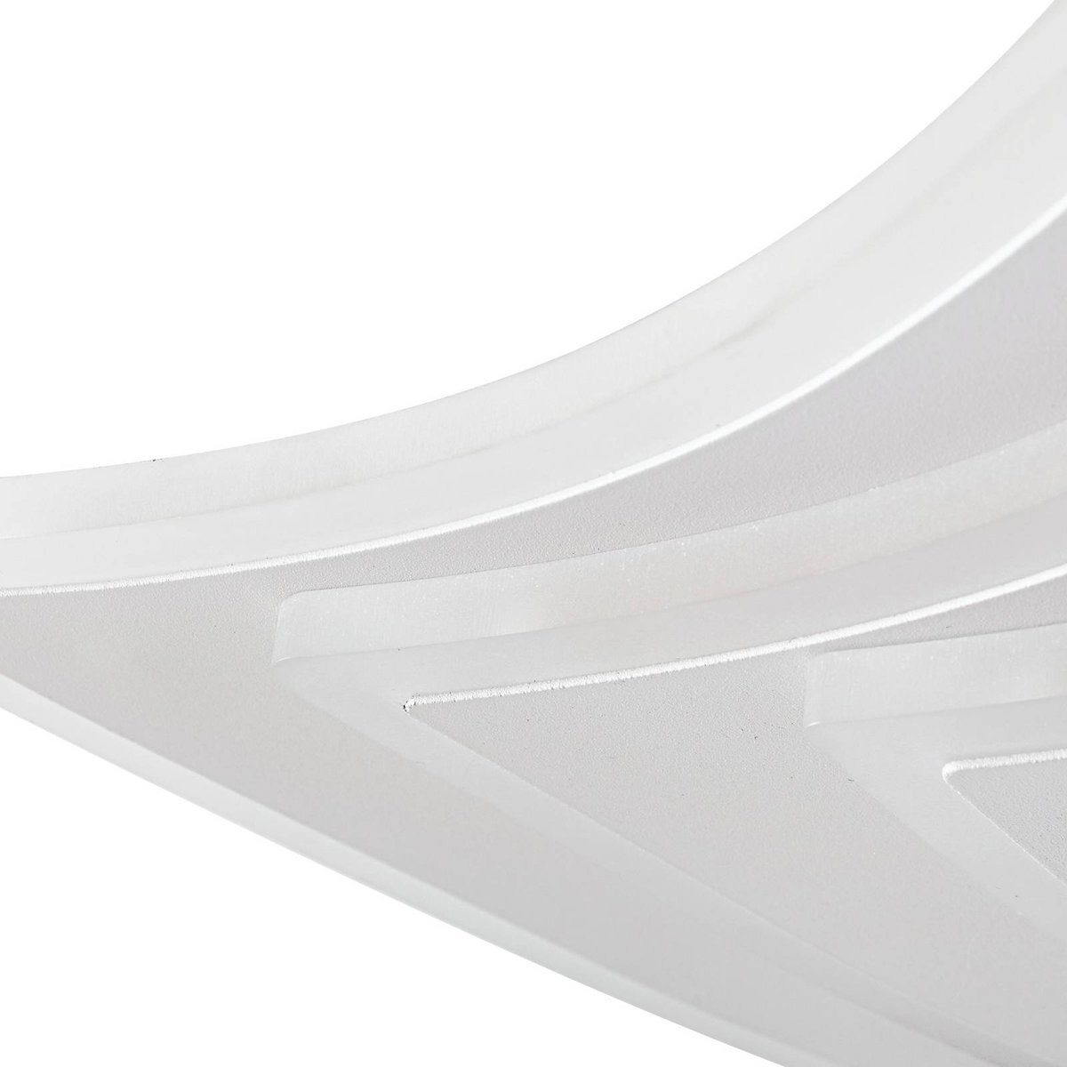 Plafonnier en métal moderneLED, Rebeka blanc, LINDBY