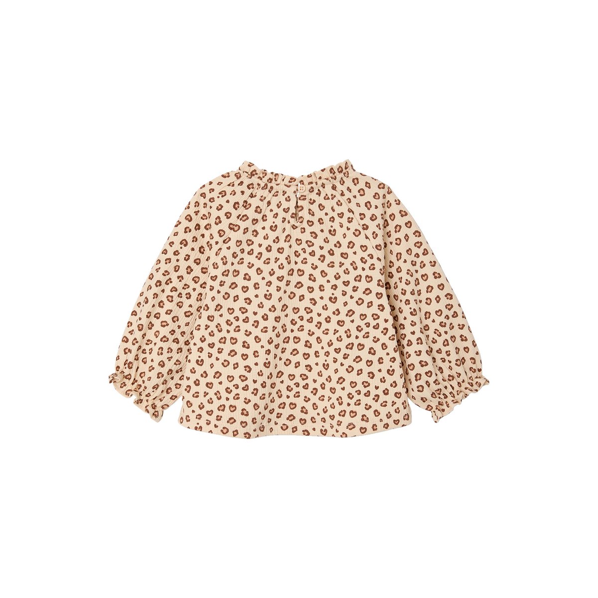 T-shirt manches longues vanille, VERTBAUDET