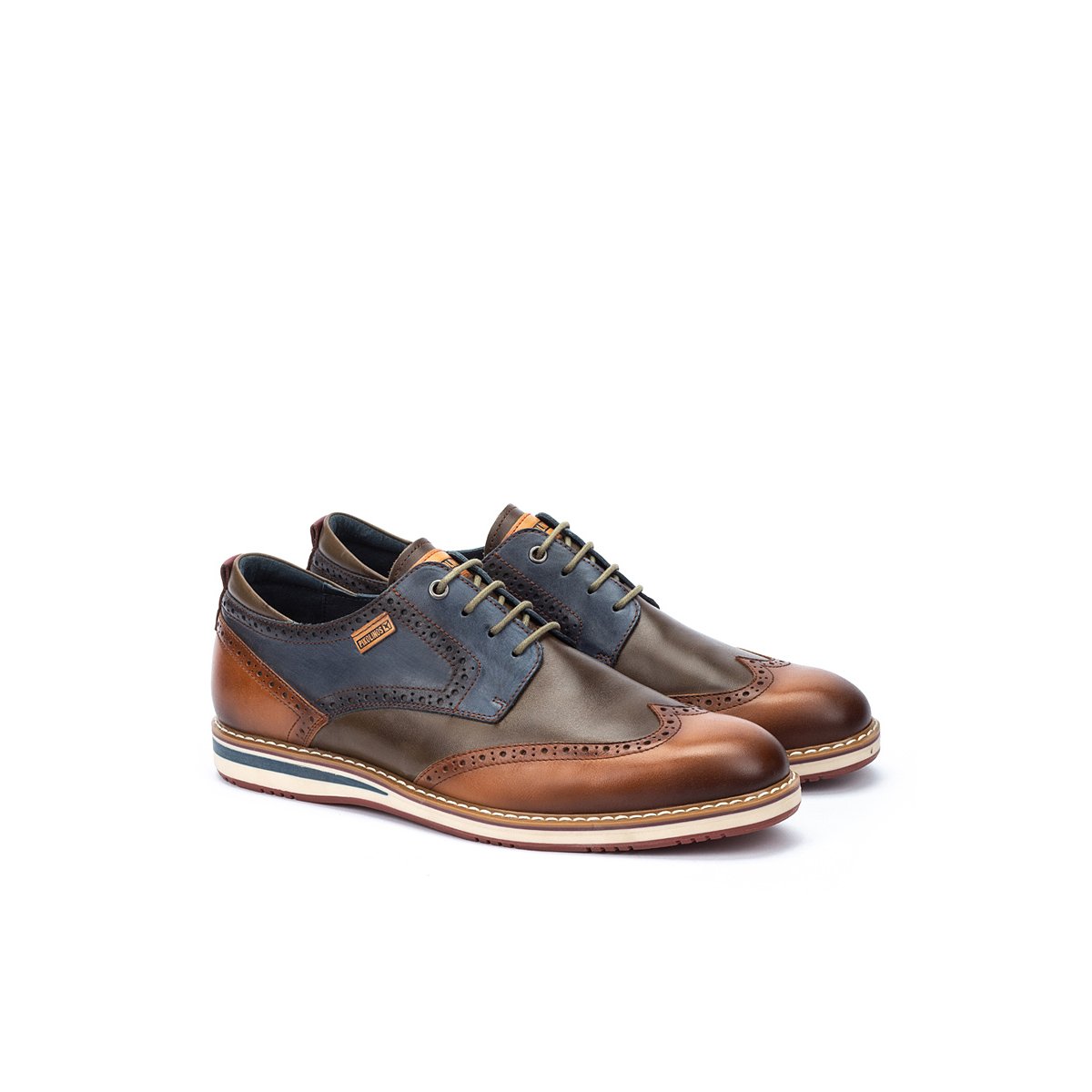 Derbies en cuir Avila brandy, PIKOLINOS