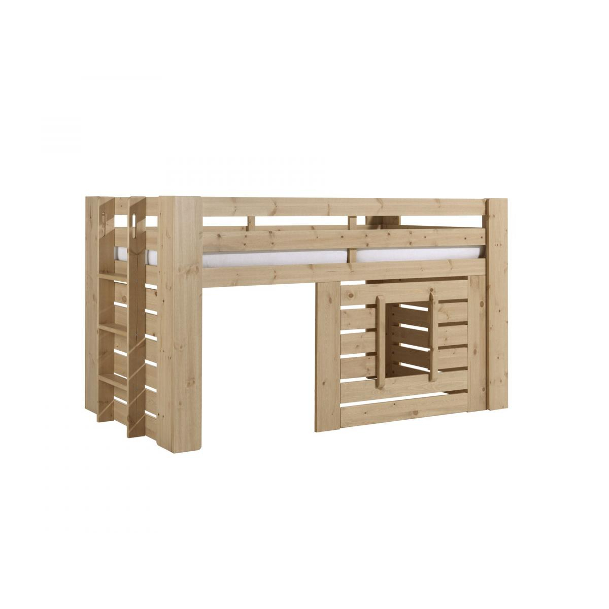 Lit Compact en hauteur Oliver couleur unique, VIPACK
