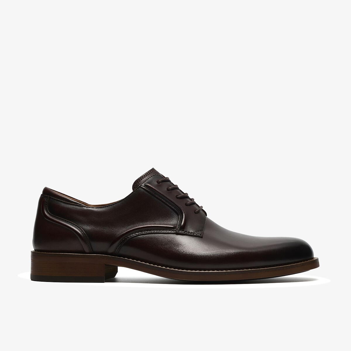 Richelieu en cuir, CRAFTREMI LACE marron, CLARKS
