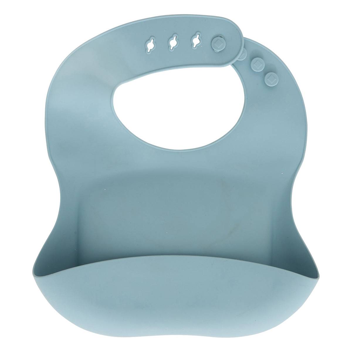 Set bavoir et cuillère YUM bleu, ATMOSPHERA