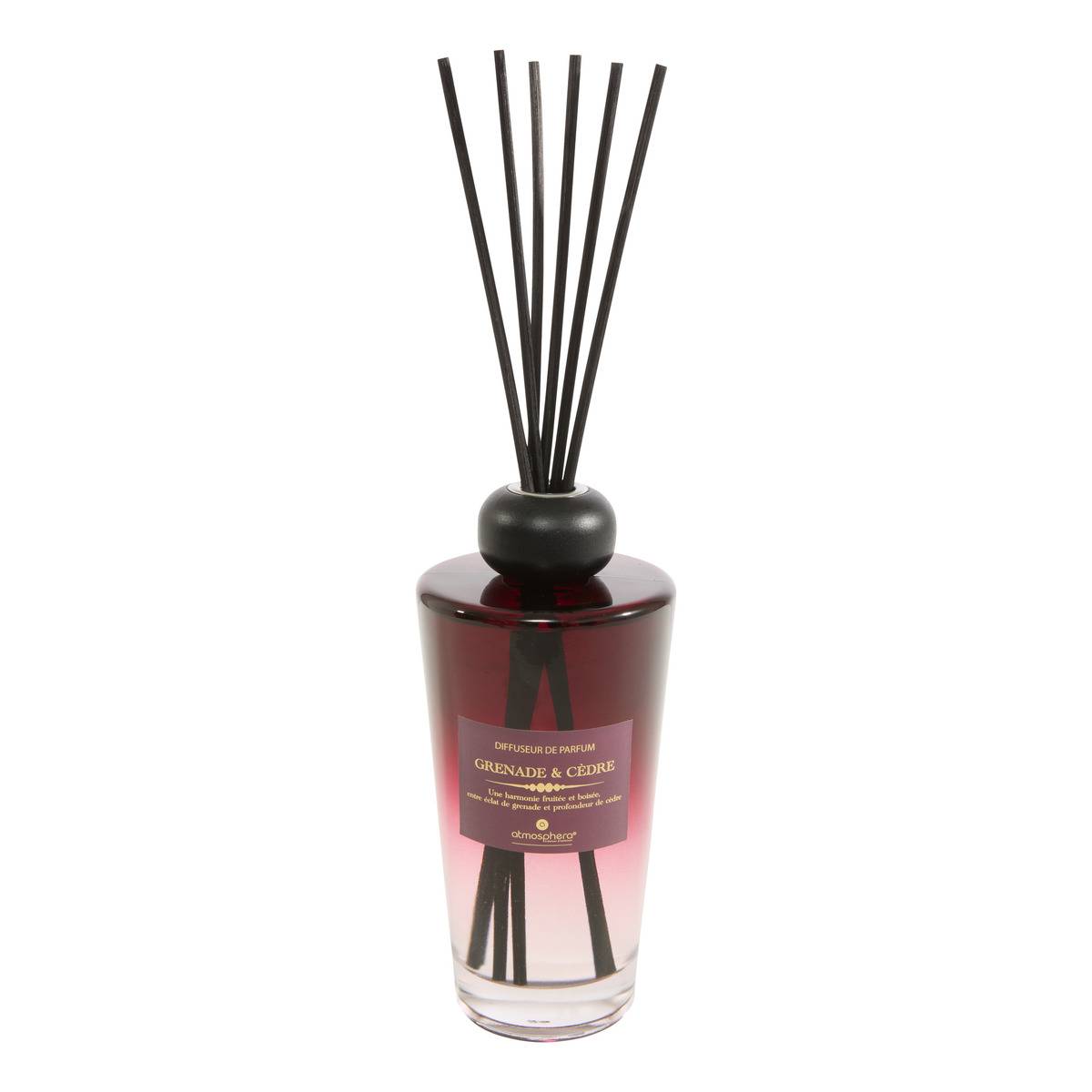 Diffuseur en verre ALMA rouge foncé, ATMOSPHERA