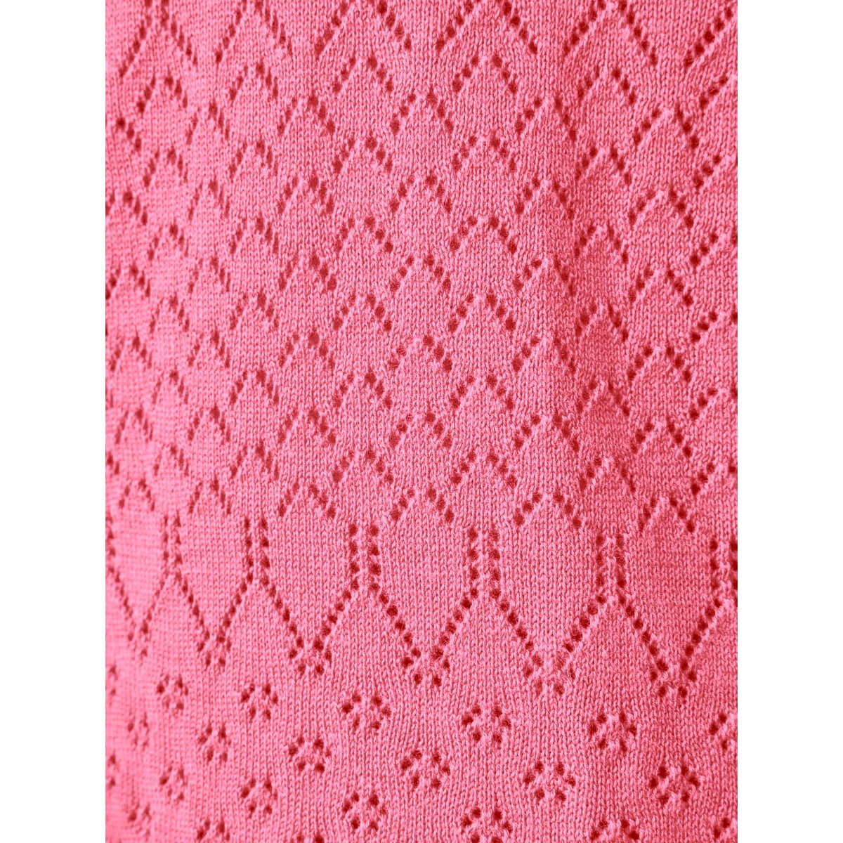 Pull maille encolure ronde rose, DAXON