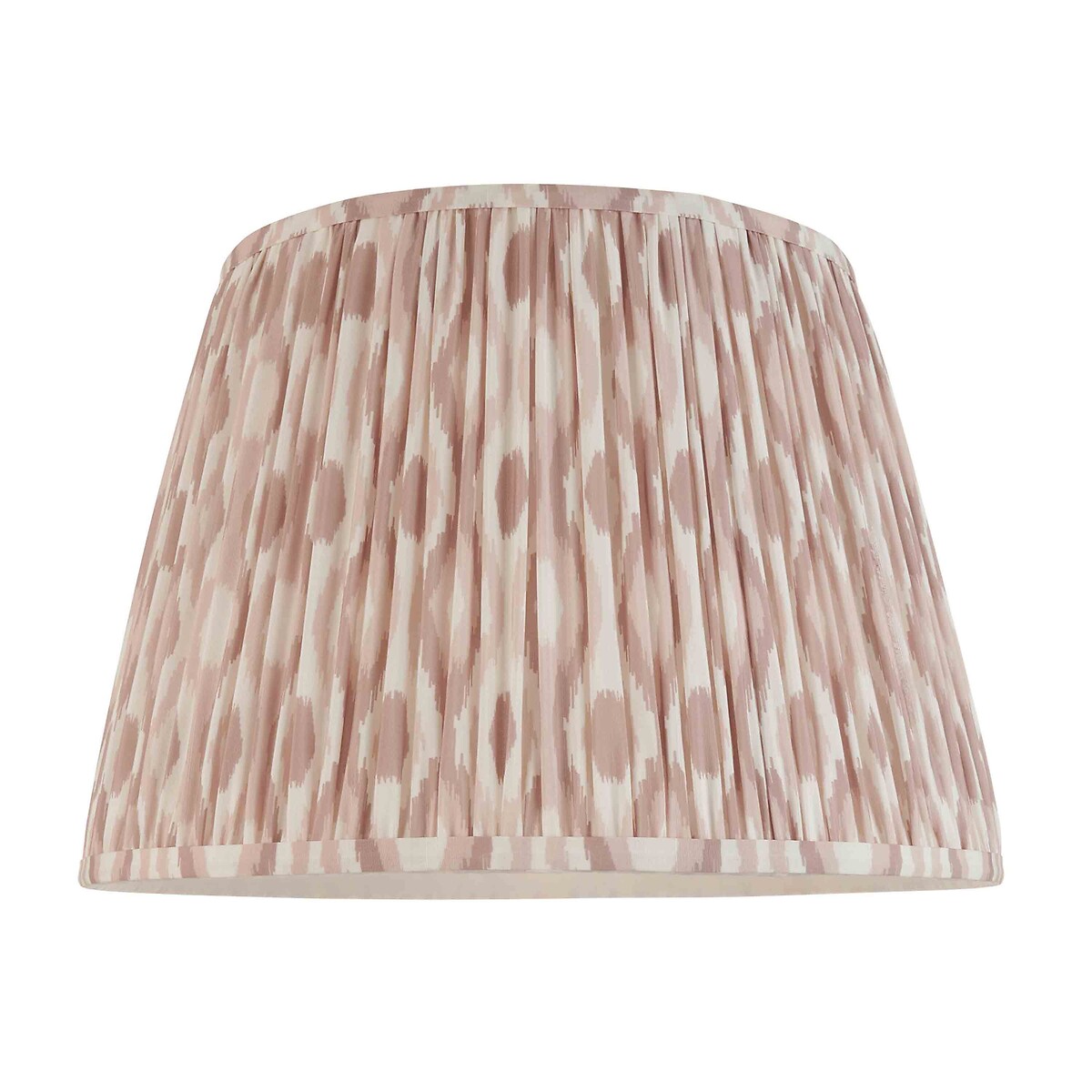 40cm Ikat Light Shade in Pleated Fabric natural, ÉDITÉ