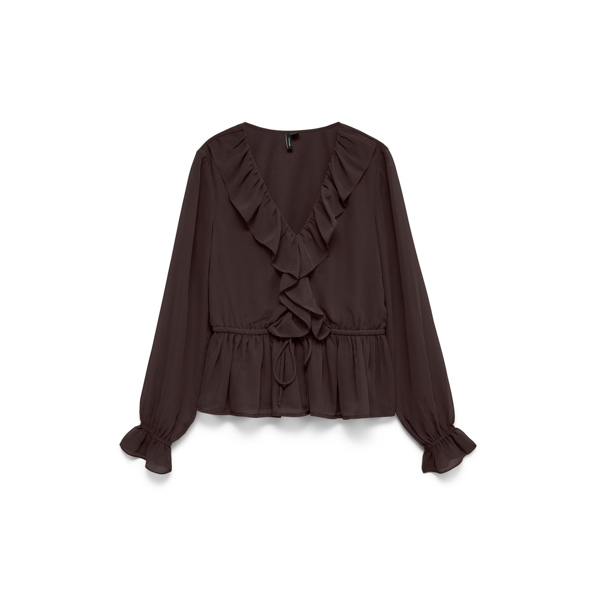 Blouse marron - chocolate torte 1, VERO MODA