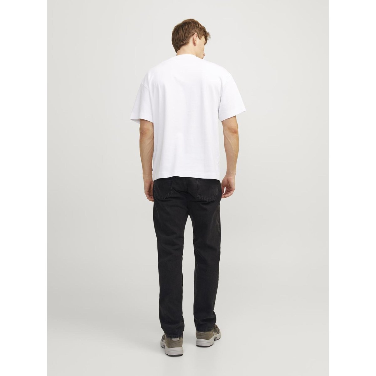 Jean loose Chris black denim, JACK & JONES