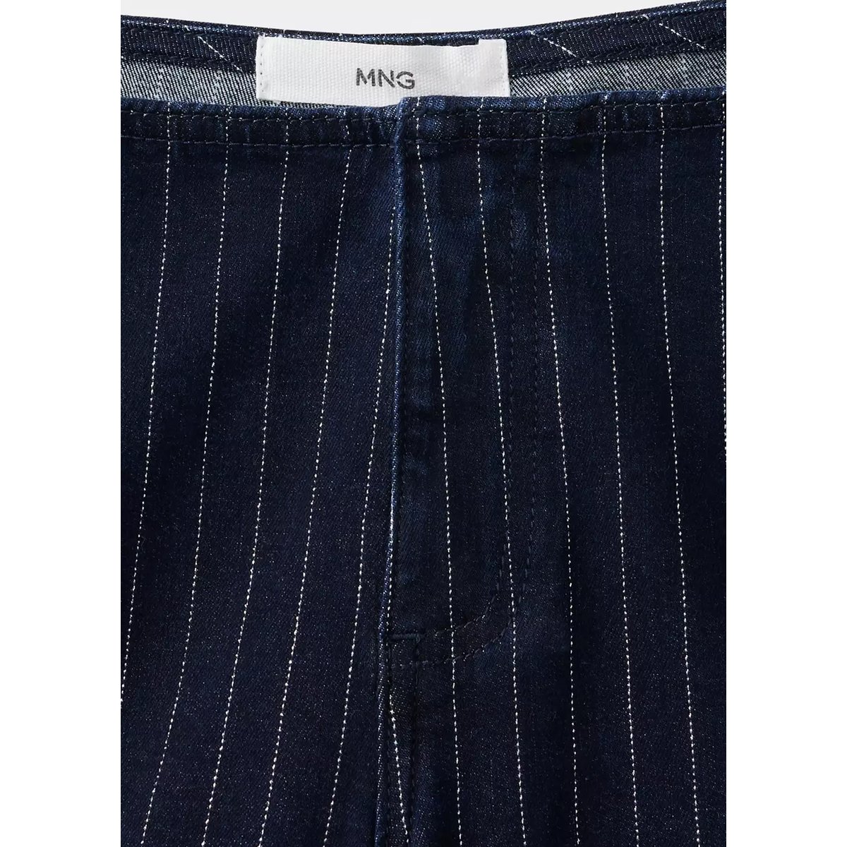 Jean large à rayures bleu, MANGO TEEN