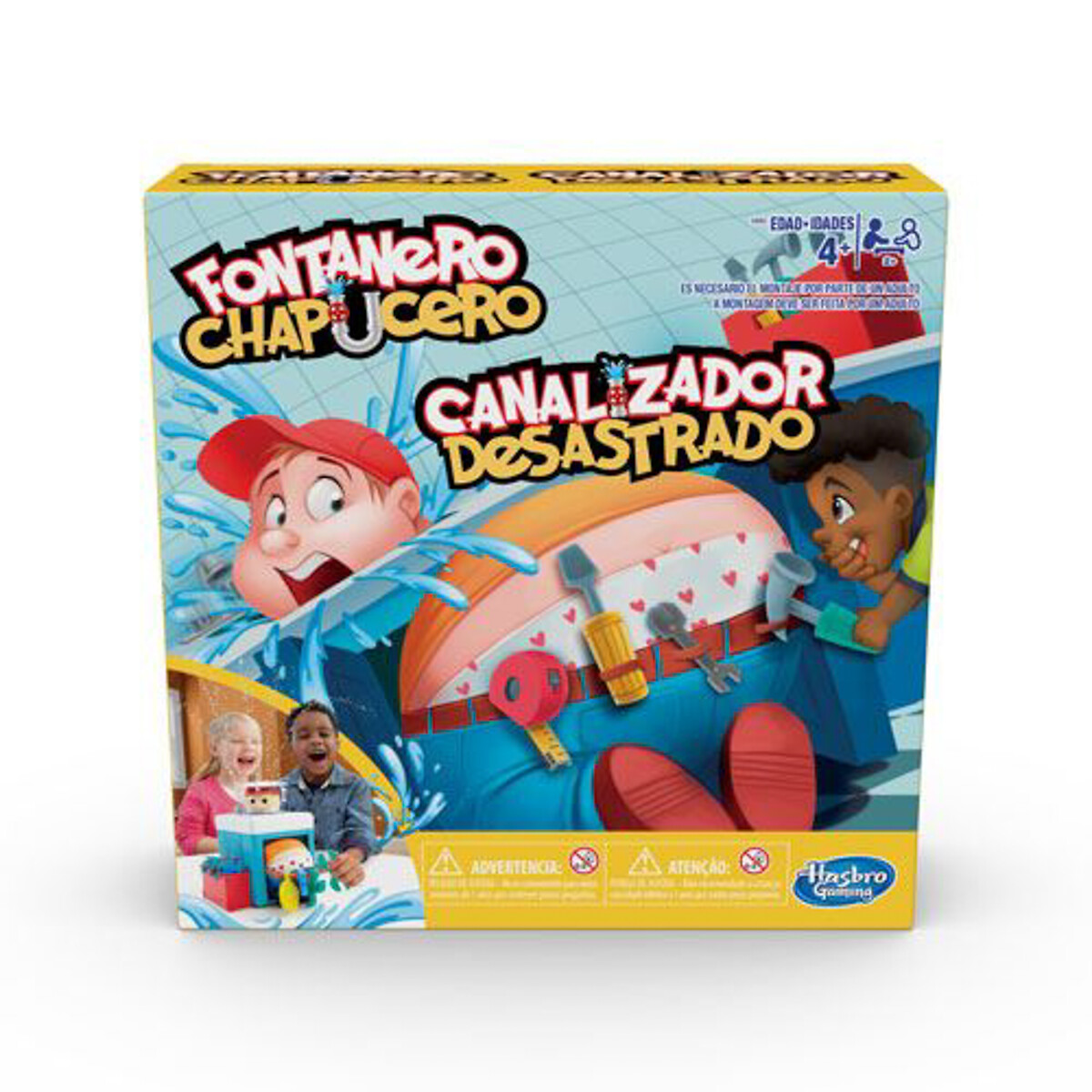 Jogo "Canalizador Desastrado", HASBRO multicolor, HASBRO