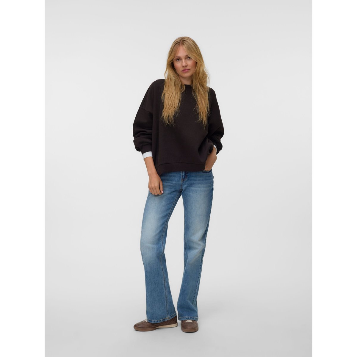 Sweat-Shirt chocolate torte, VERO MODA