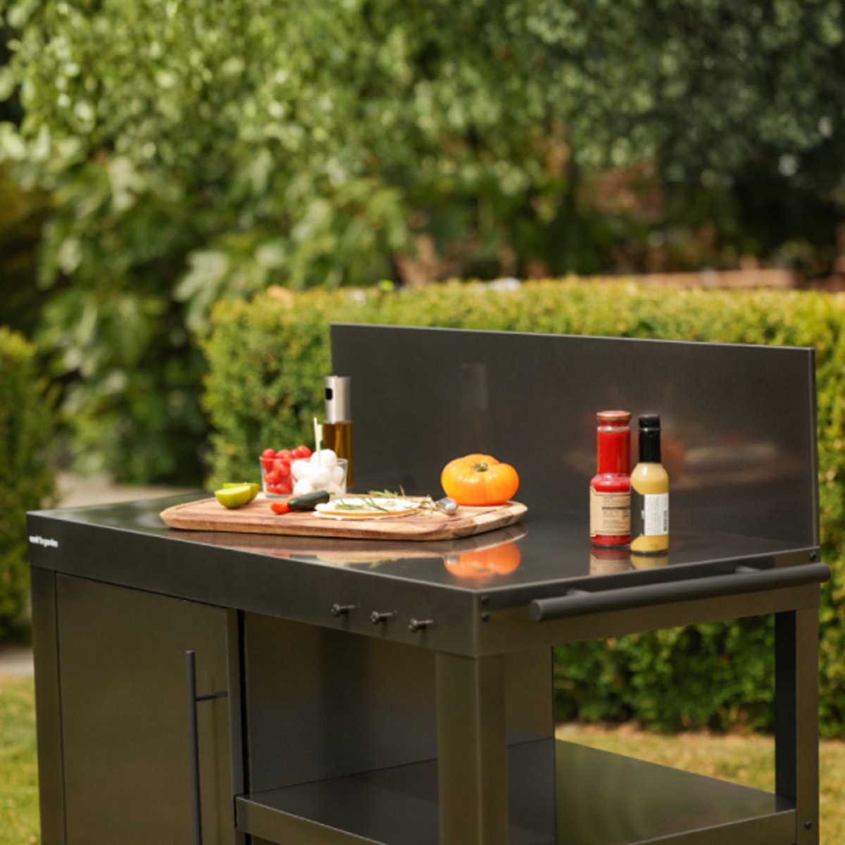 DESSERTE NOVA 110 PRENIUM noir, COOK IN GARDEN