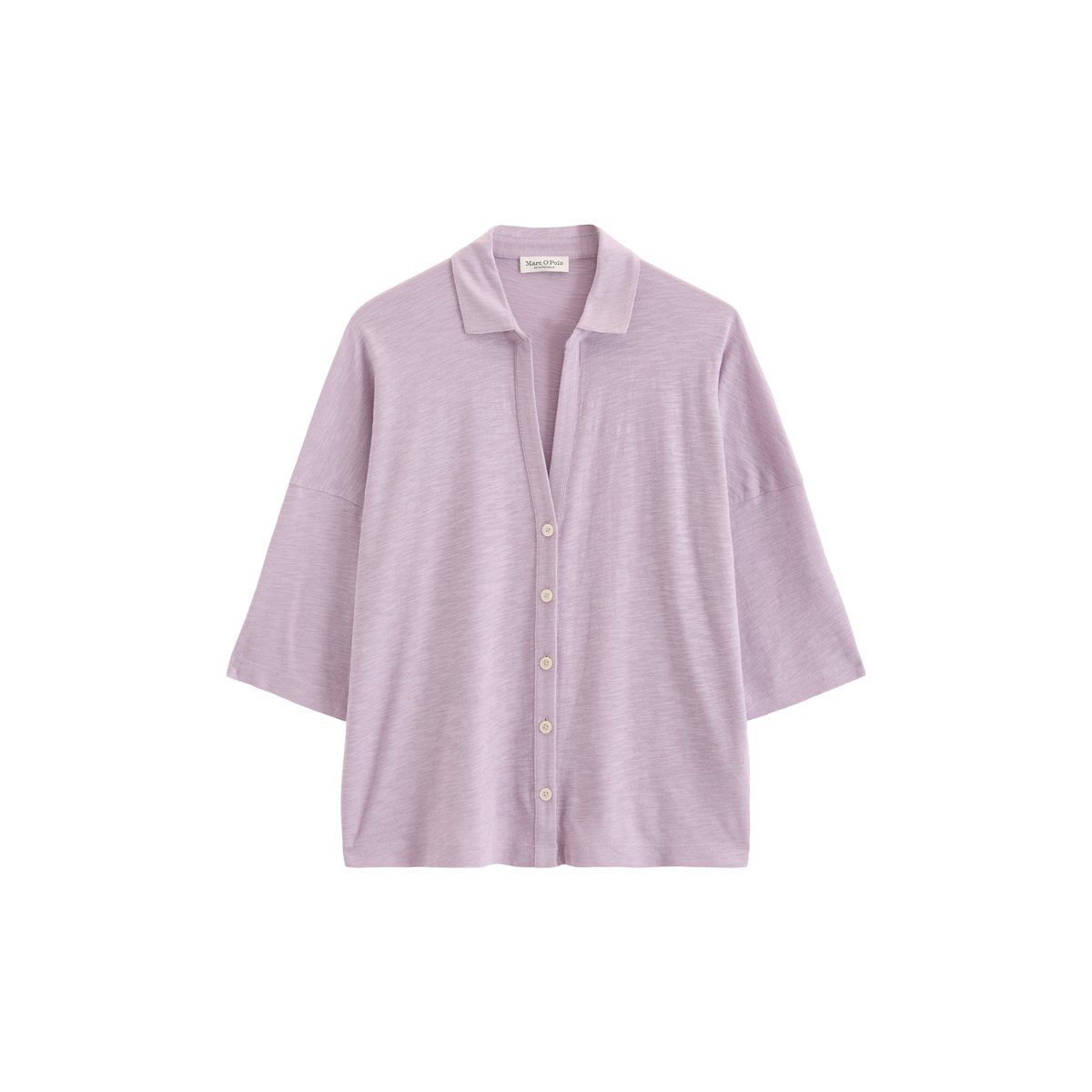 Blouse en jersey regular avec LENZING™ ECOVERO™ lilas, MARC O'POLO