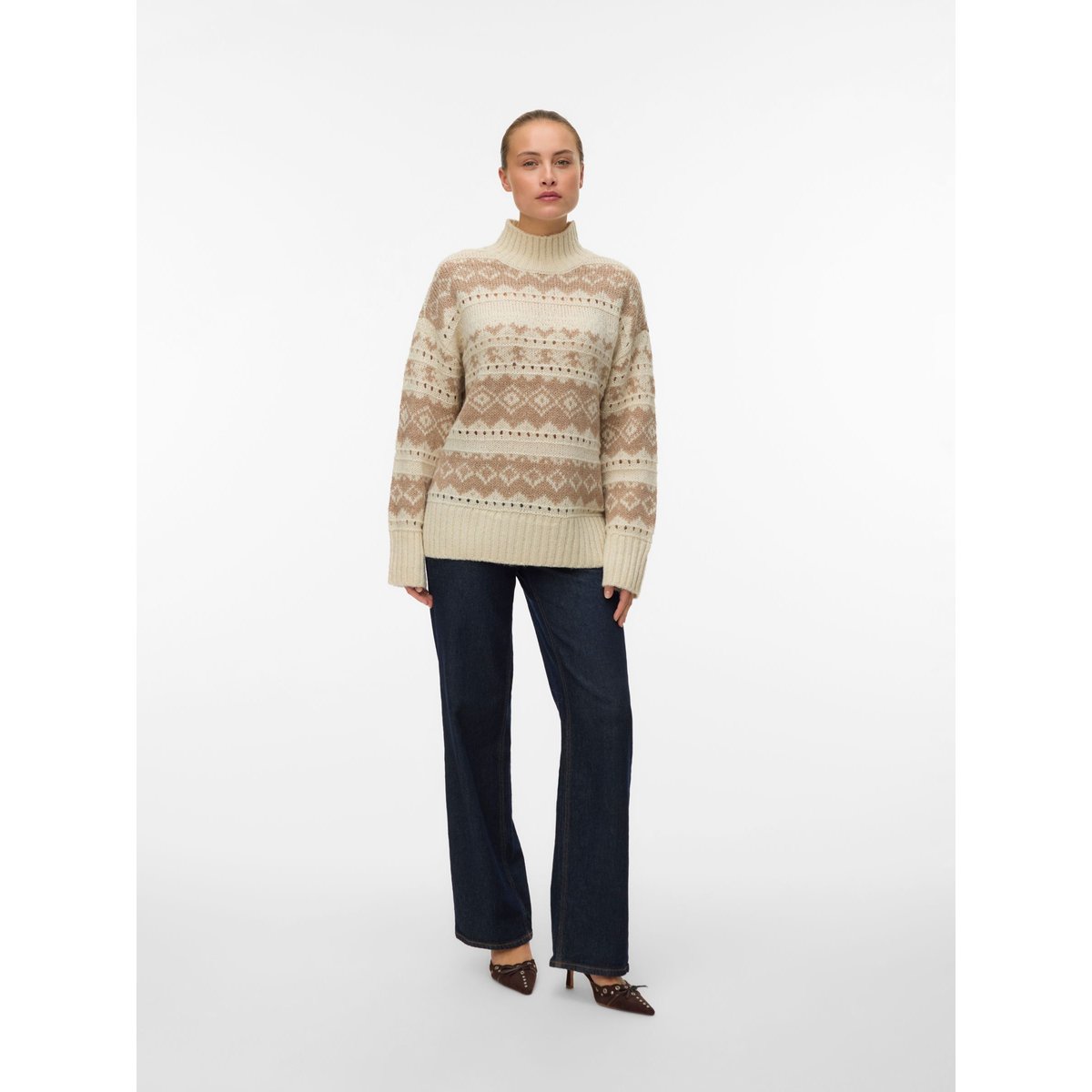 Pull En Maille birch 1, VERO MODA