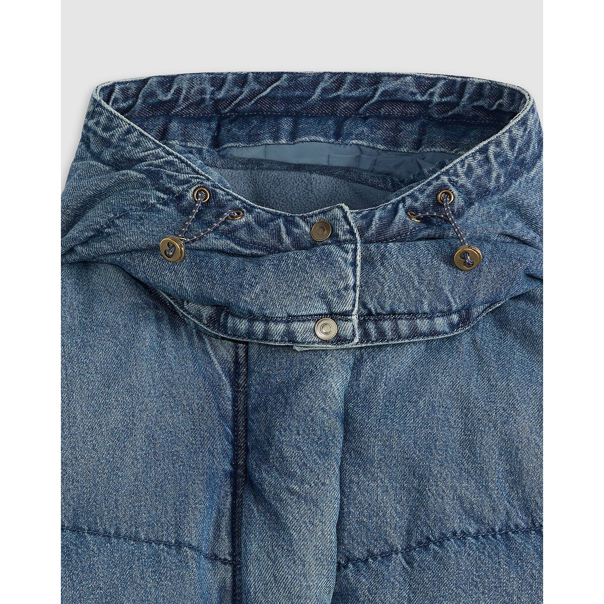 Doudoune WESTERN BUBBLE SHORTIE denim, LEVI'S