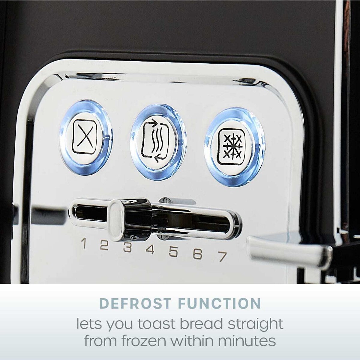 Serenity 4-Slice Toaster - ST19024 black, SWAN