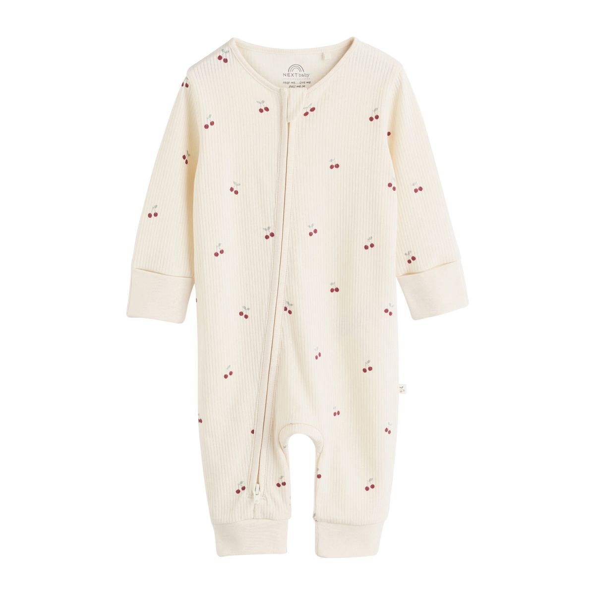 Dors-bien à zip double sens bébé, lot de 4 imprimé cerise rose, NEXT