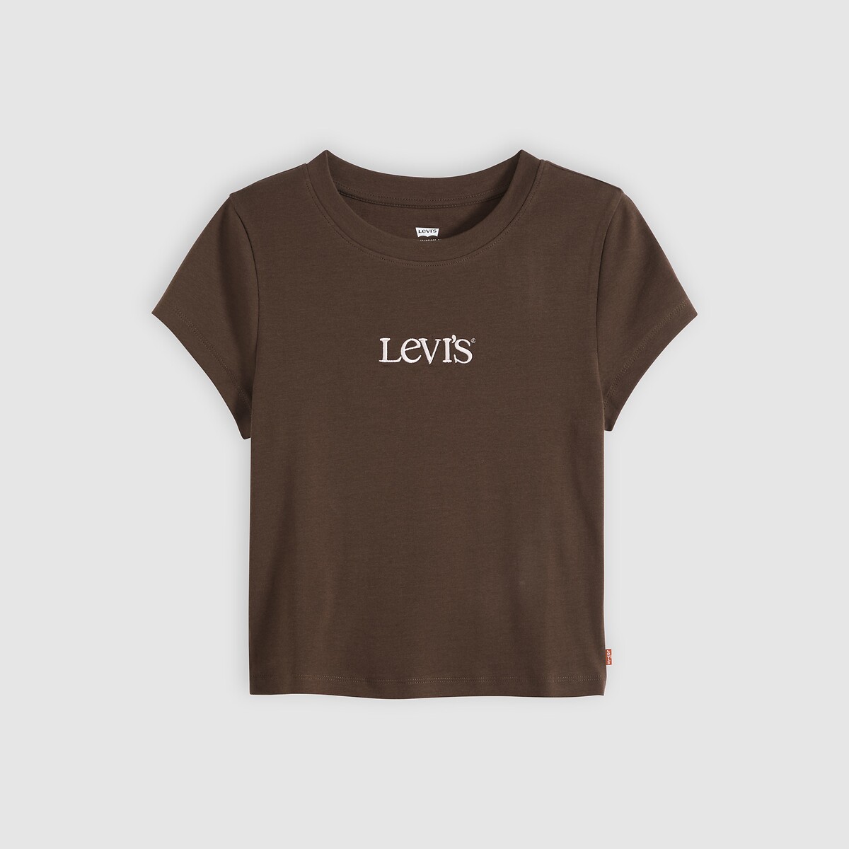 T-shirt corta maniche corte scollo rotondo marrone, LEVI'S