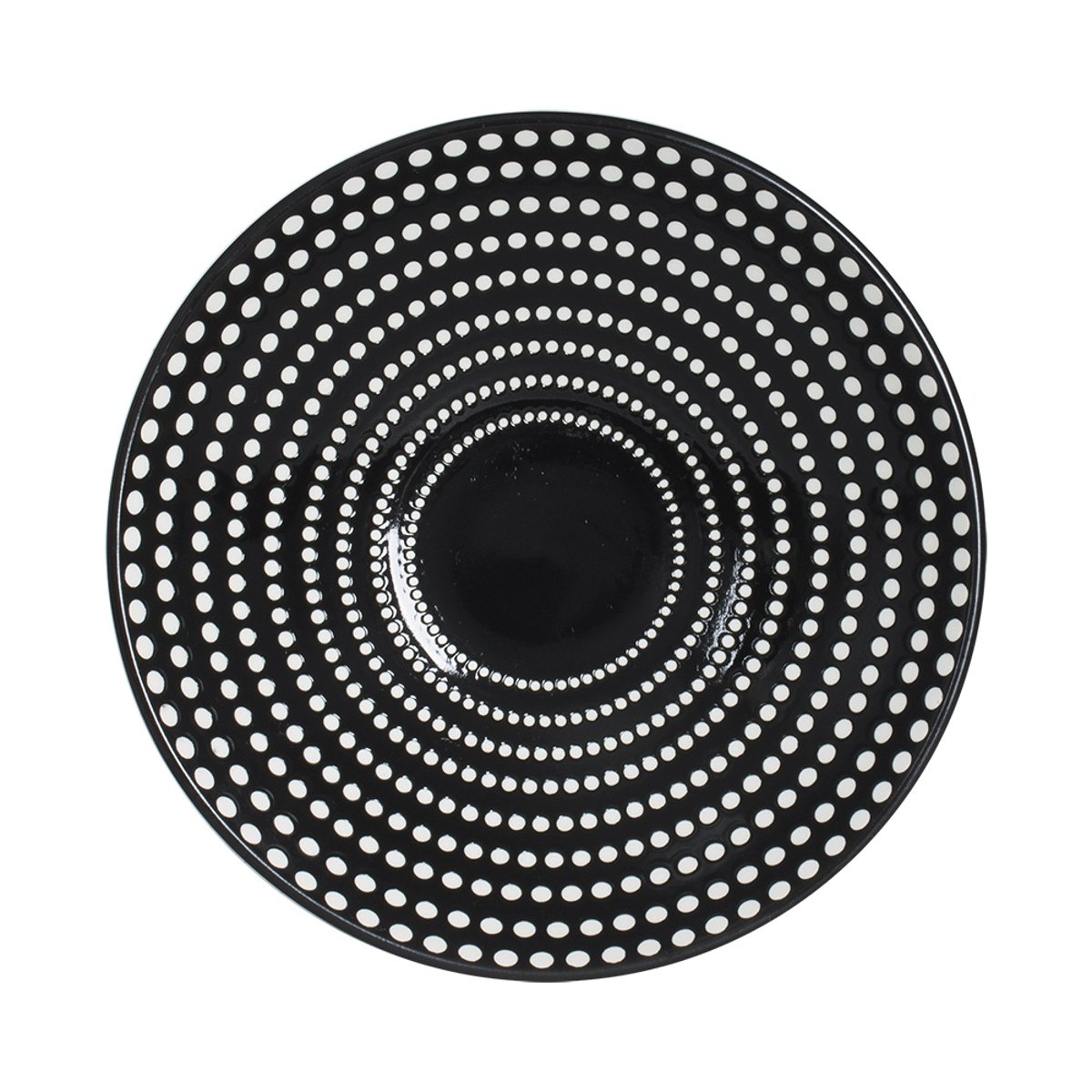 Assiette creuse Galaxy pois 19 cm (lot de 6) - GALAXY POIS noir, TABLE PASSION