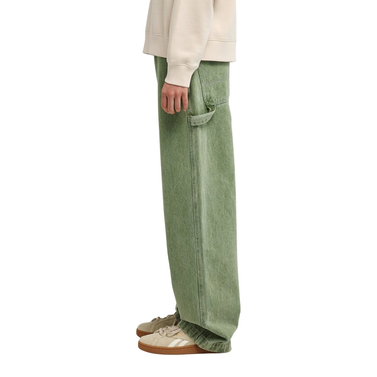 Jean workwear COLOR DENIM vert deep forest, ELEMENT
