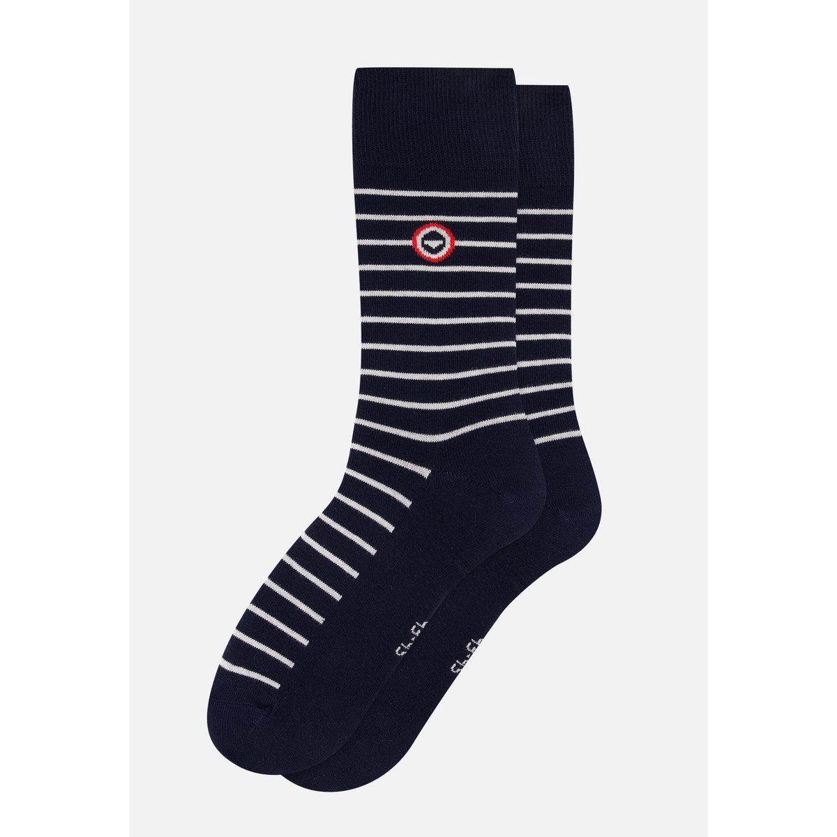 Chaussettes mi-hautes en coton Robuste blanc, LE SLIP FRANCAIS