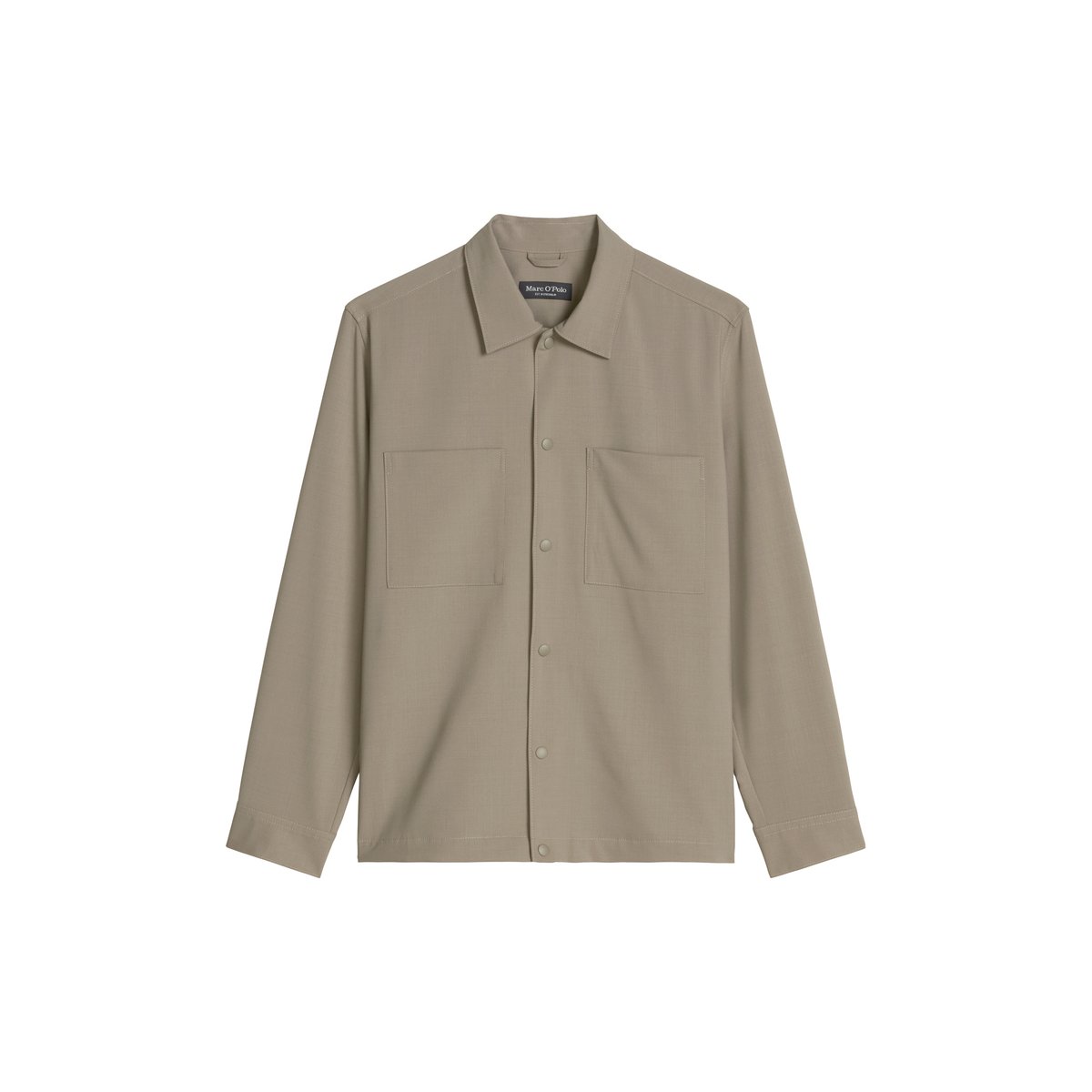 Survêtement Travel Collection en Tech Wool Blend extensible marron, MARC O'POLO