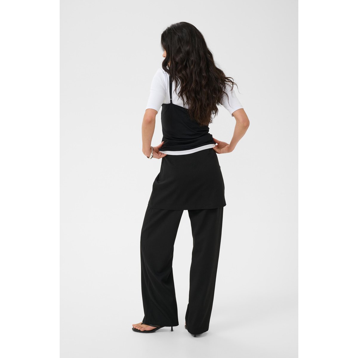 Pantalon de costume noir black deep cc., KAFFE