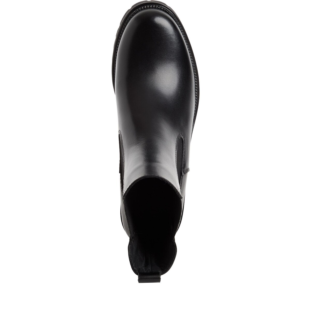 Leather Chelsea Boots black, TAMARIS
