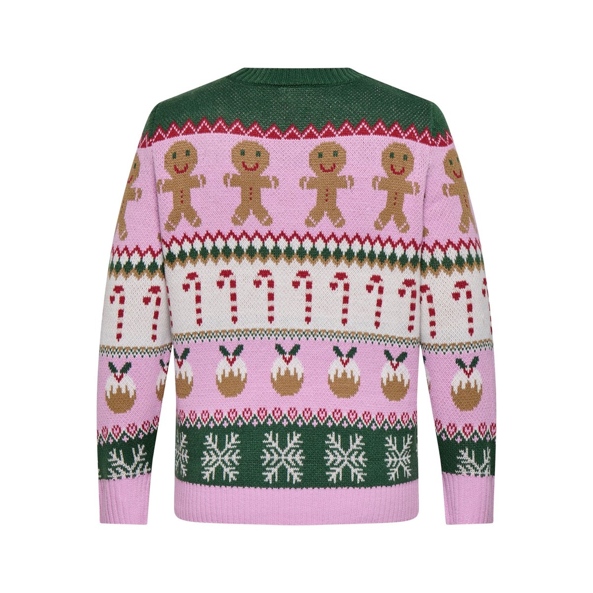 Pull En Maille rose - phalaenopsis 1, ONLY CARMAKOMA