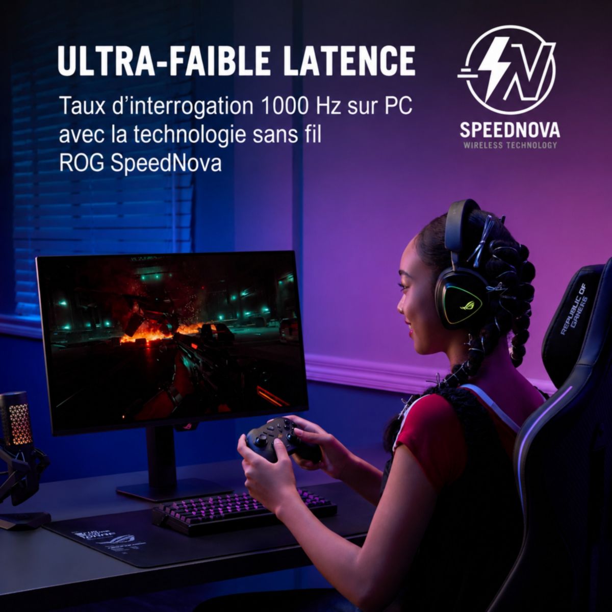 Manette ROG RAIKIRI II XBOX couleur unique, ASUS