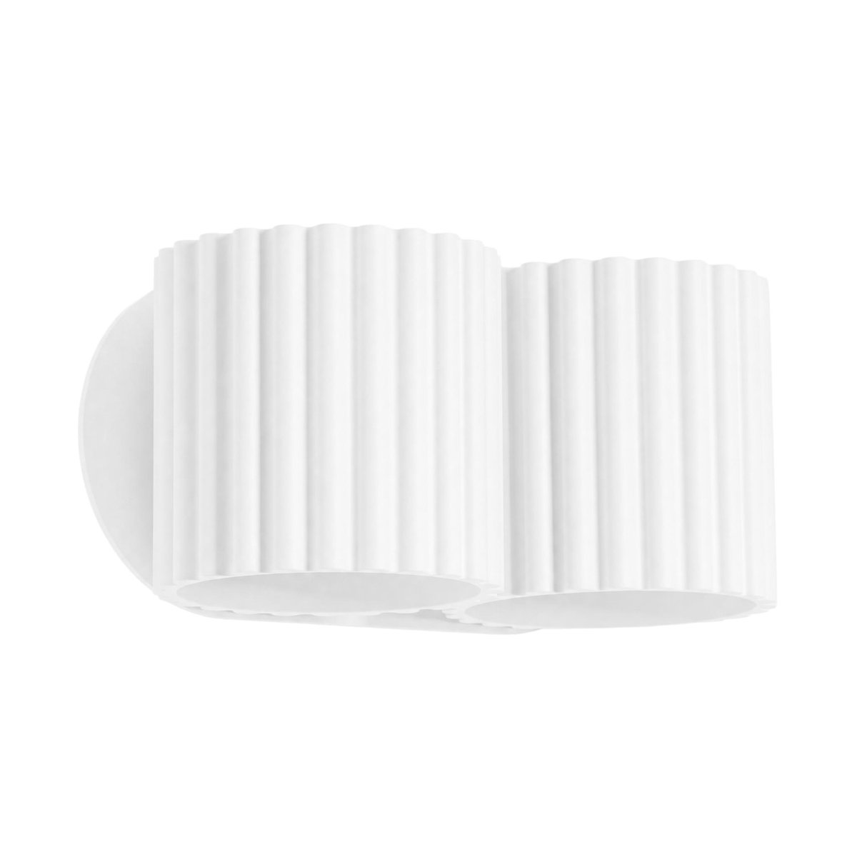 Applique murale Aluminium Blanc G9 2 Aura blanc, EDEN