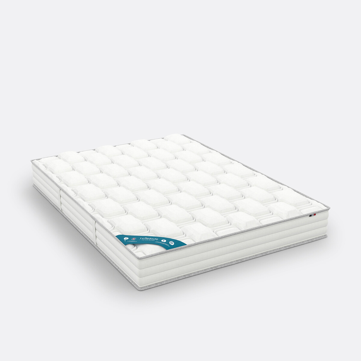 Matelas 580 ressorts, 5 zones, soutien ferme, accueil enveloppant blanc, LA REDOUTE INTERIEURS