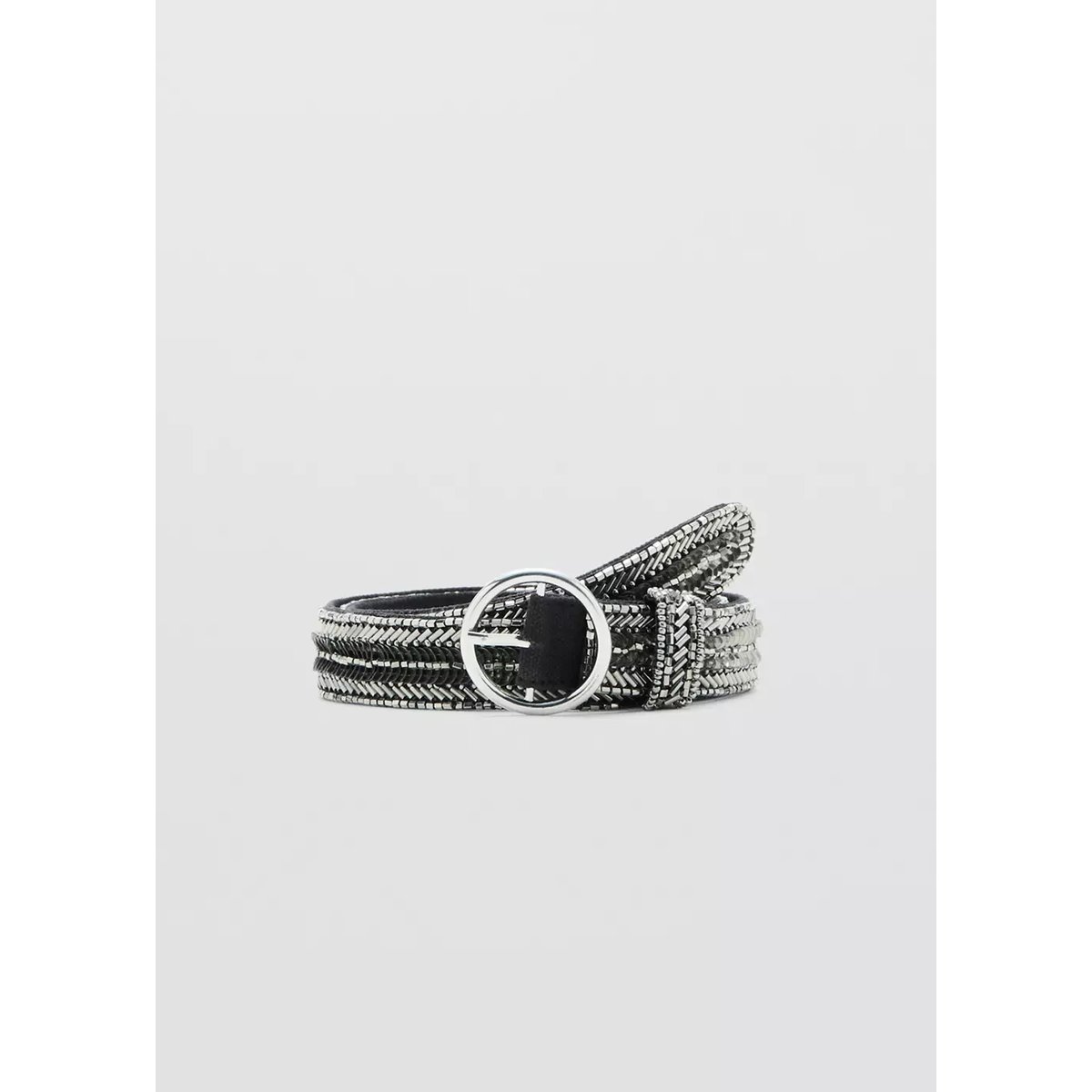 Ceinture perles gris, MANGO KIDS