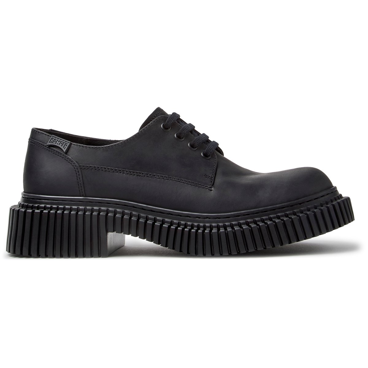 Derbies Pix Berlin Nubuck Leather noir 004, CAMPER