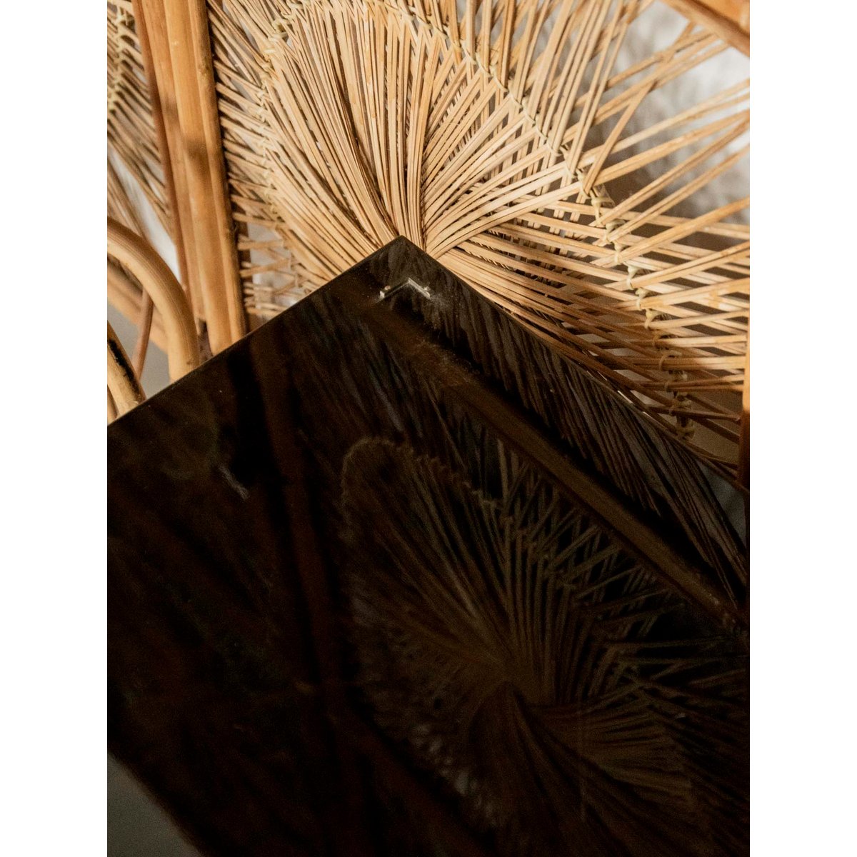Paire de tables de chevet noires Maïa N°1466 - Bon état noir, DEBONGOUT