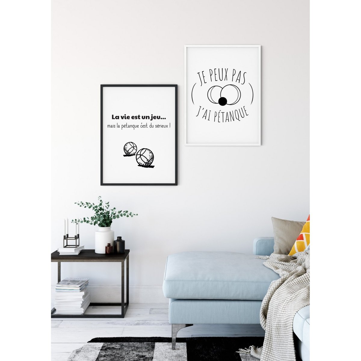 Affiche La vie est un jeu 2 blanc, L'AFFICHERIE