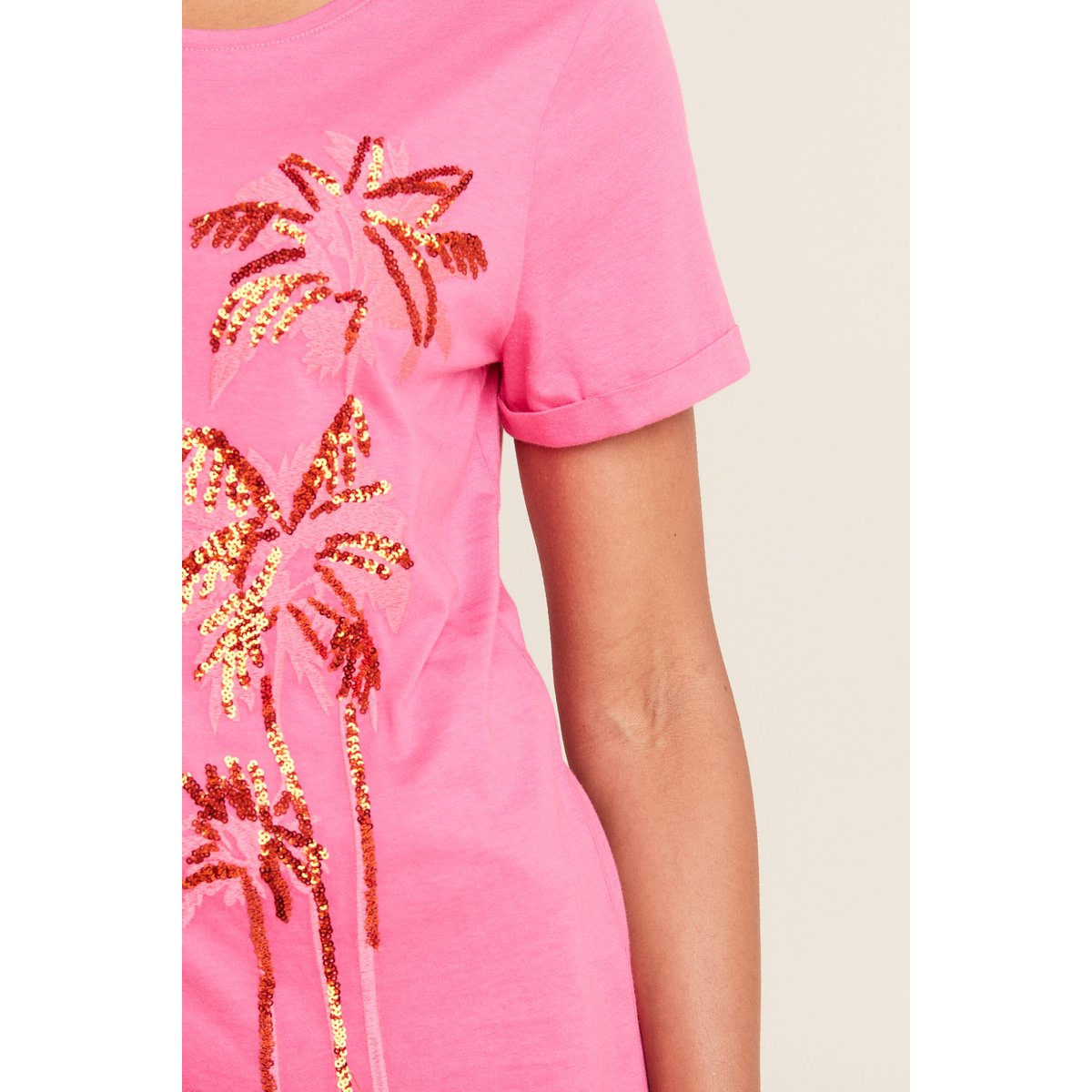 T-shirt manches courtes rose fushia, BREAL