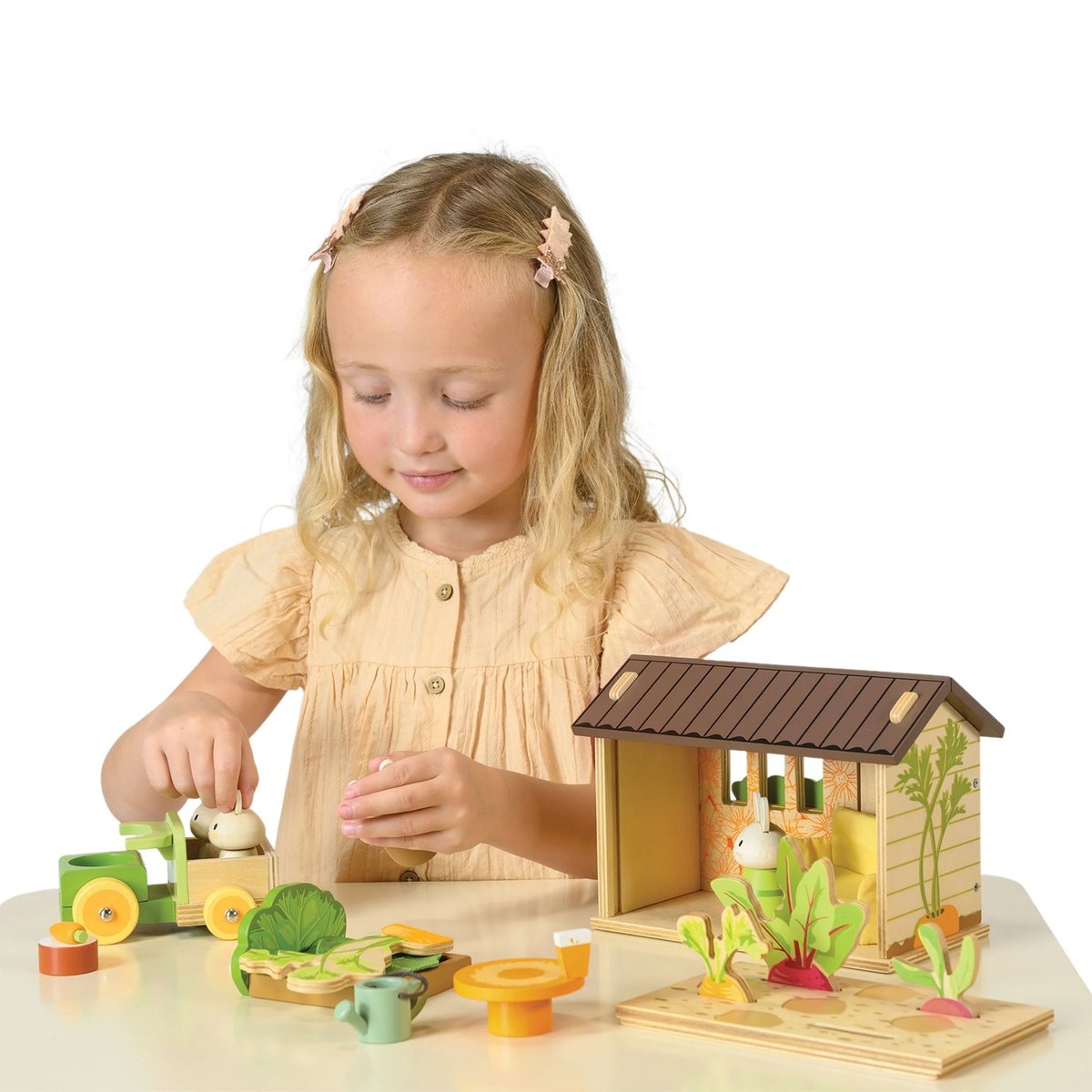 Le potager des lapins beige, TENDER LEAF TOYS
