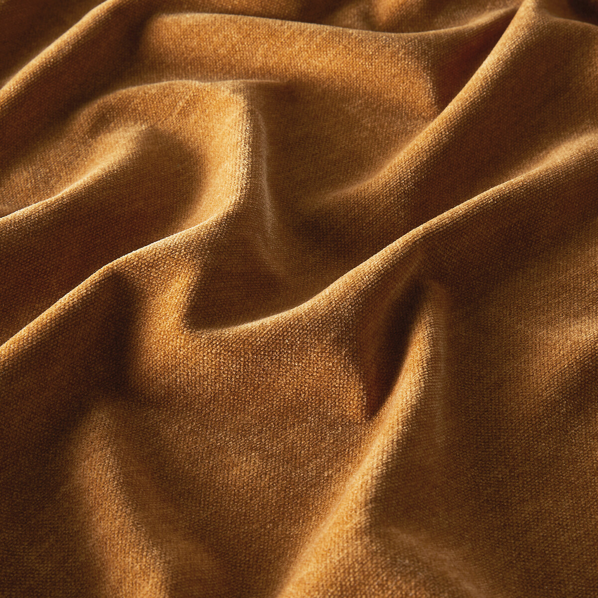 Rideau chenille aspect velours oeillets, Calda bronze, LA REDOUTE INTERIEURS