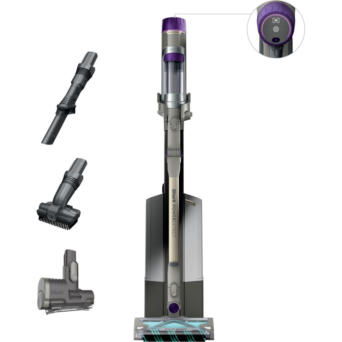 Aspirateur balai PowerDetect avec base de vidage automatique IP3251EUT couleur unique, SHARK