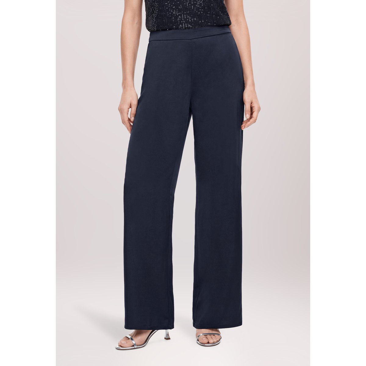 Pantalon Modern Fit à poches night sky, VERA MONT