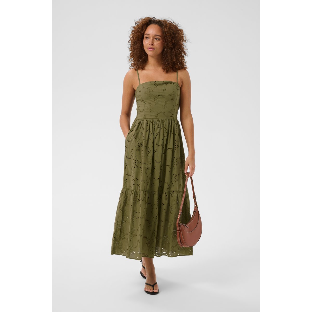 Robe vert aloe, KAFFE