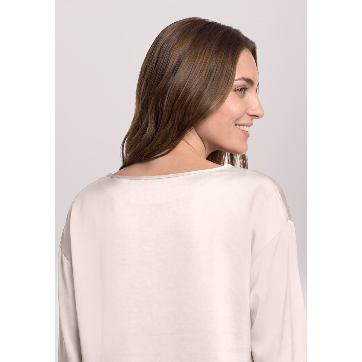 Tunique à motif placé patch beige/black, BETTY BARCLAY
