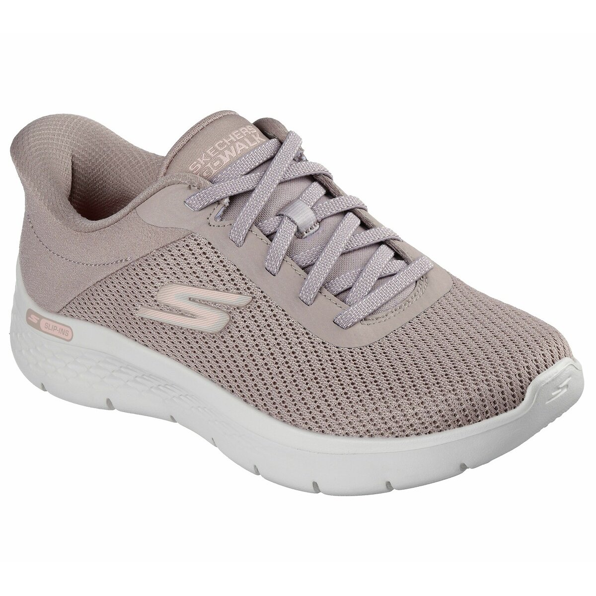 Baskets Slip-Ins: Go Walk Flex - Carla taupe, SKECHERS