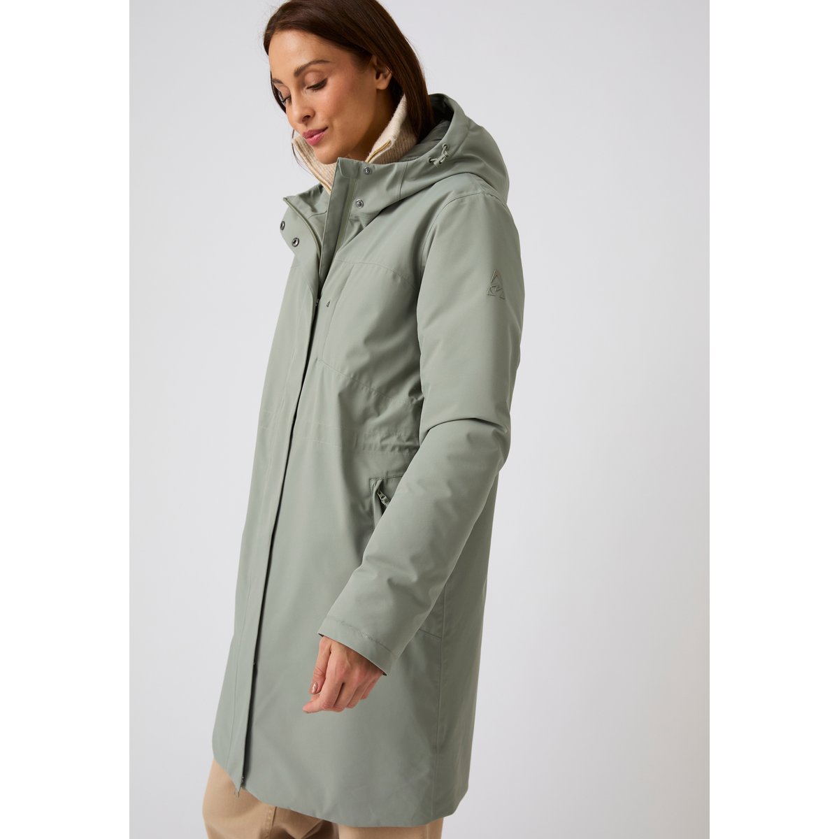 Parka RainProtect Thermolactyl vert, DAMART