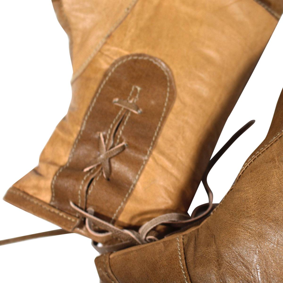 Paire en cuir marron, MADE IN MEUBLES