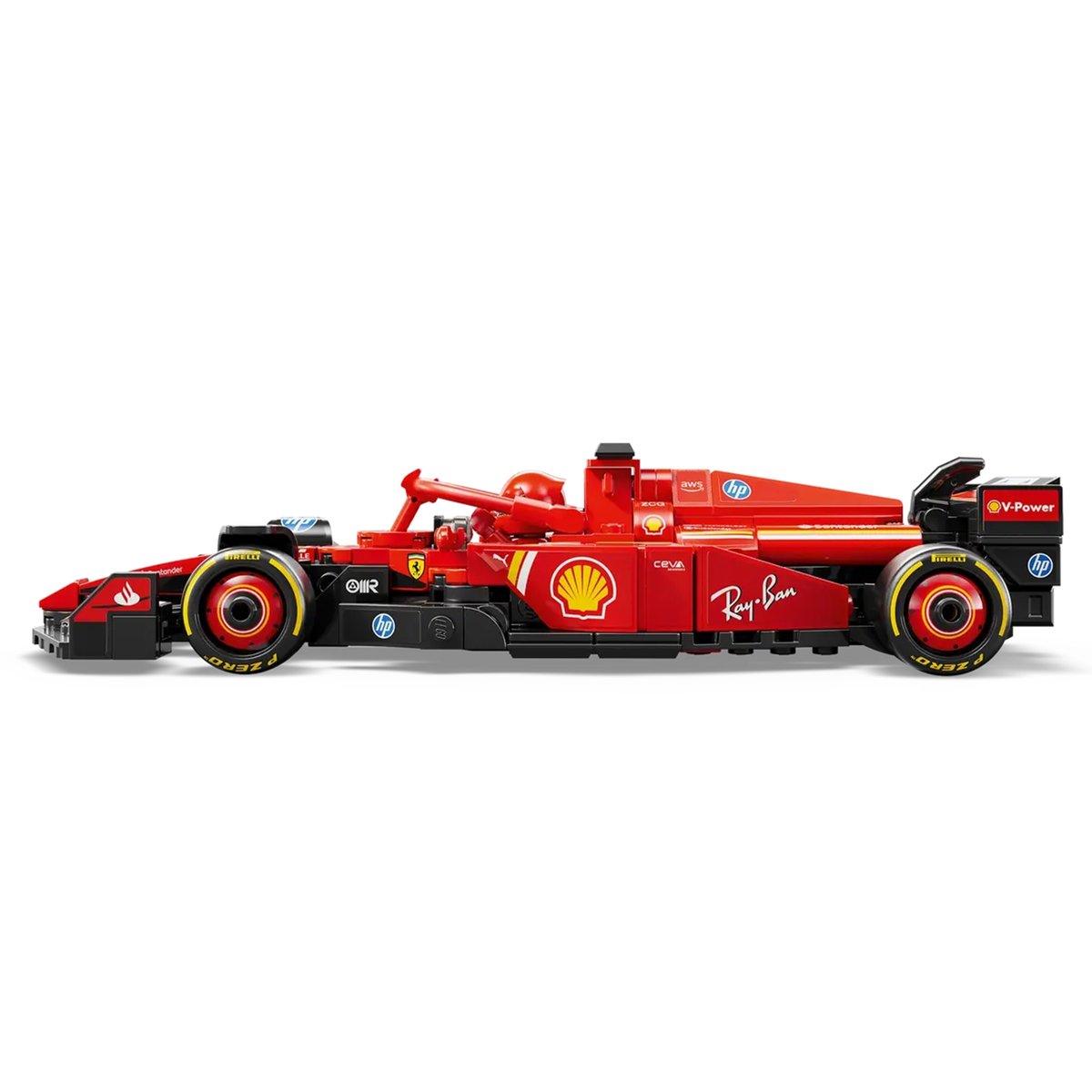 LEGO Speed Champions - Modèle de F1 Ferrari SF-24 - 77242 pour les passionnés de course multicolore, LEGO