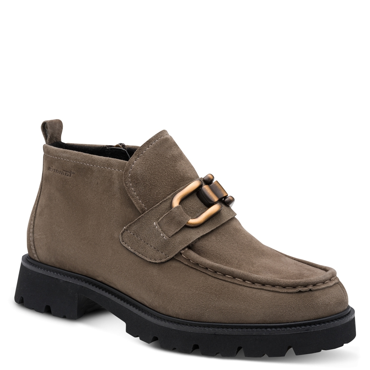 Bottine coupe ample marron cognac croco, TAMARIS