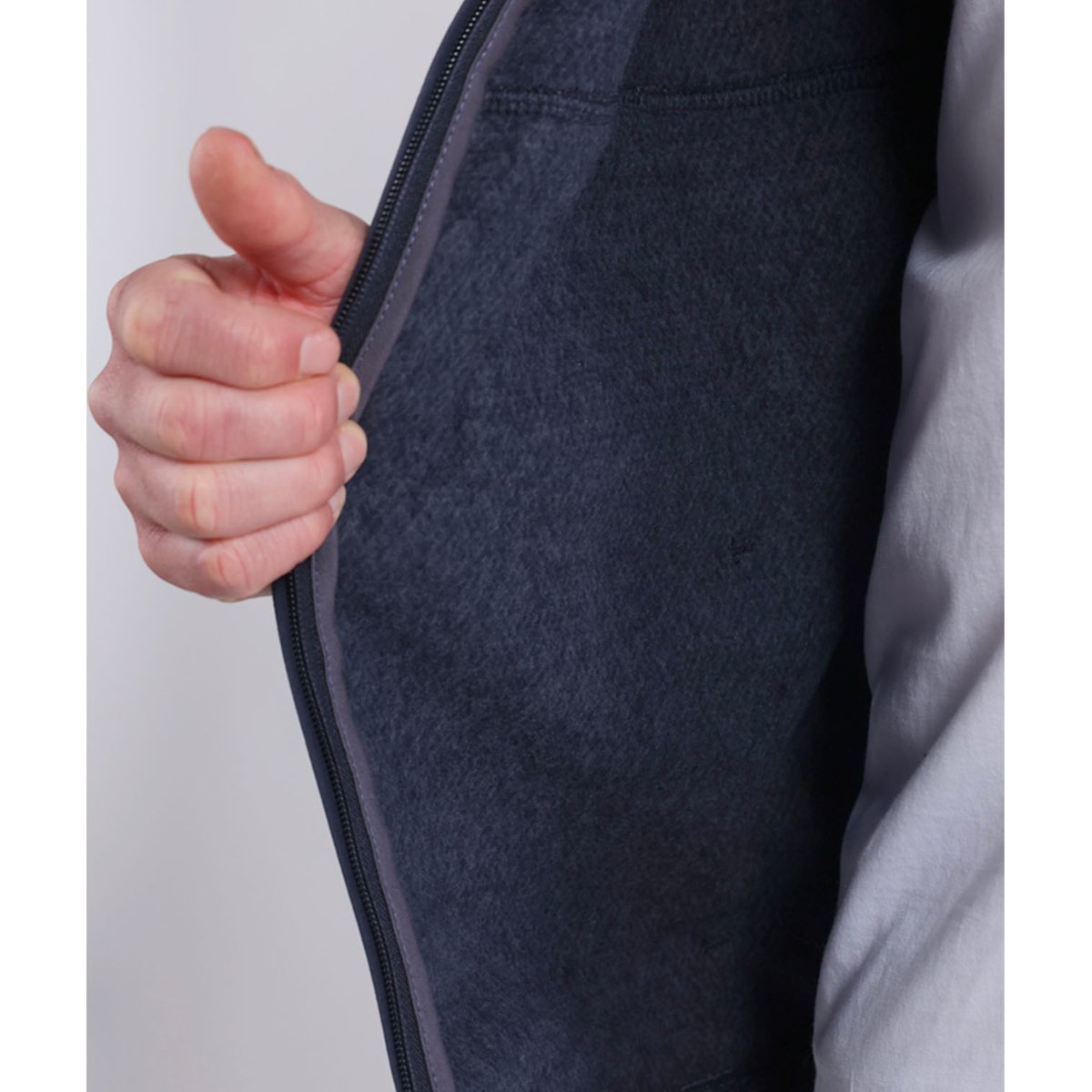 Veste hybride zippée PATH deep marine chine, OXBOW